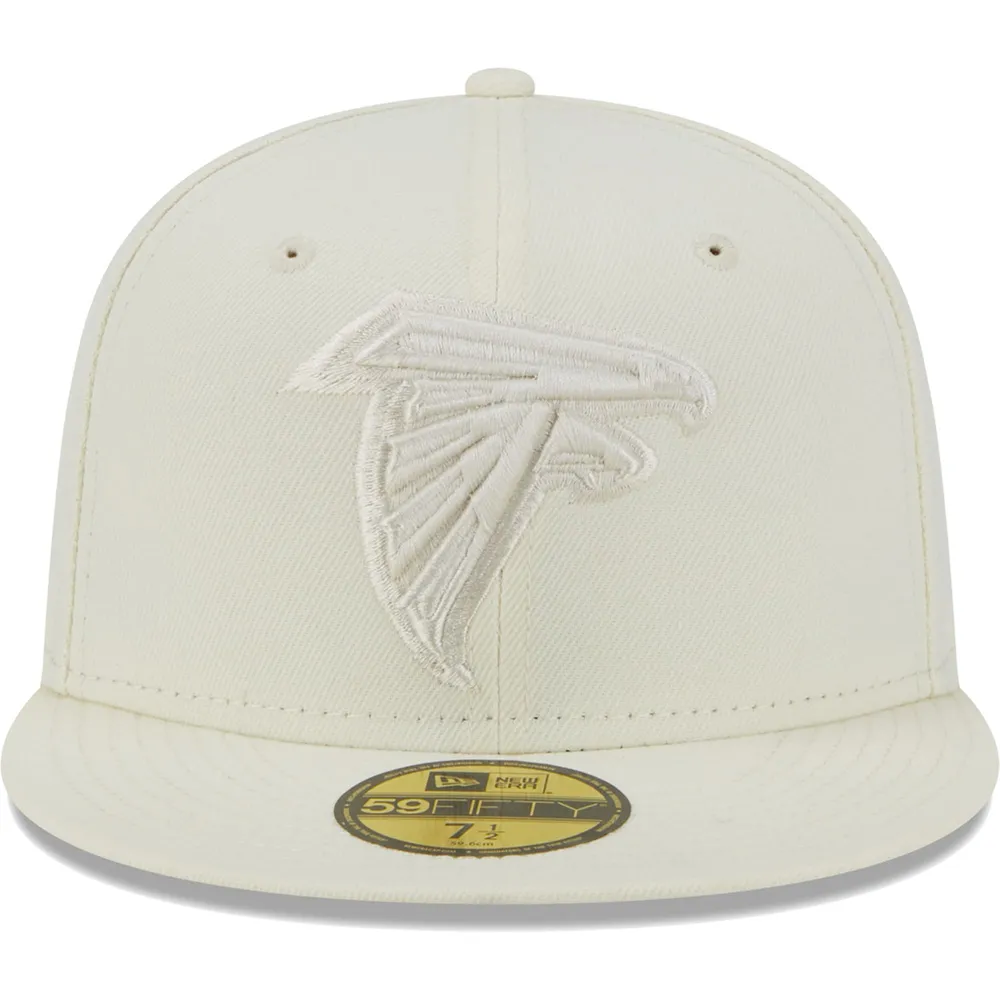 Men's New Era Cream Atlanta Falcons Retro 59FIFTY Fitted Hat