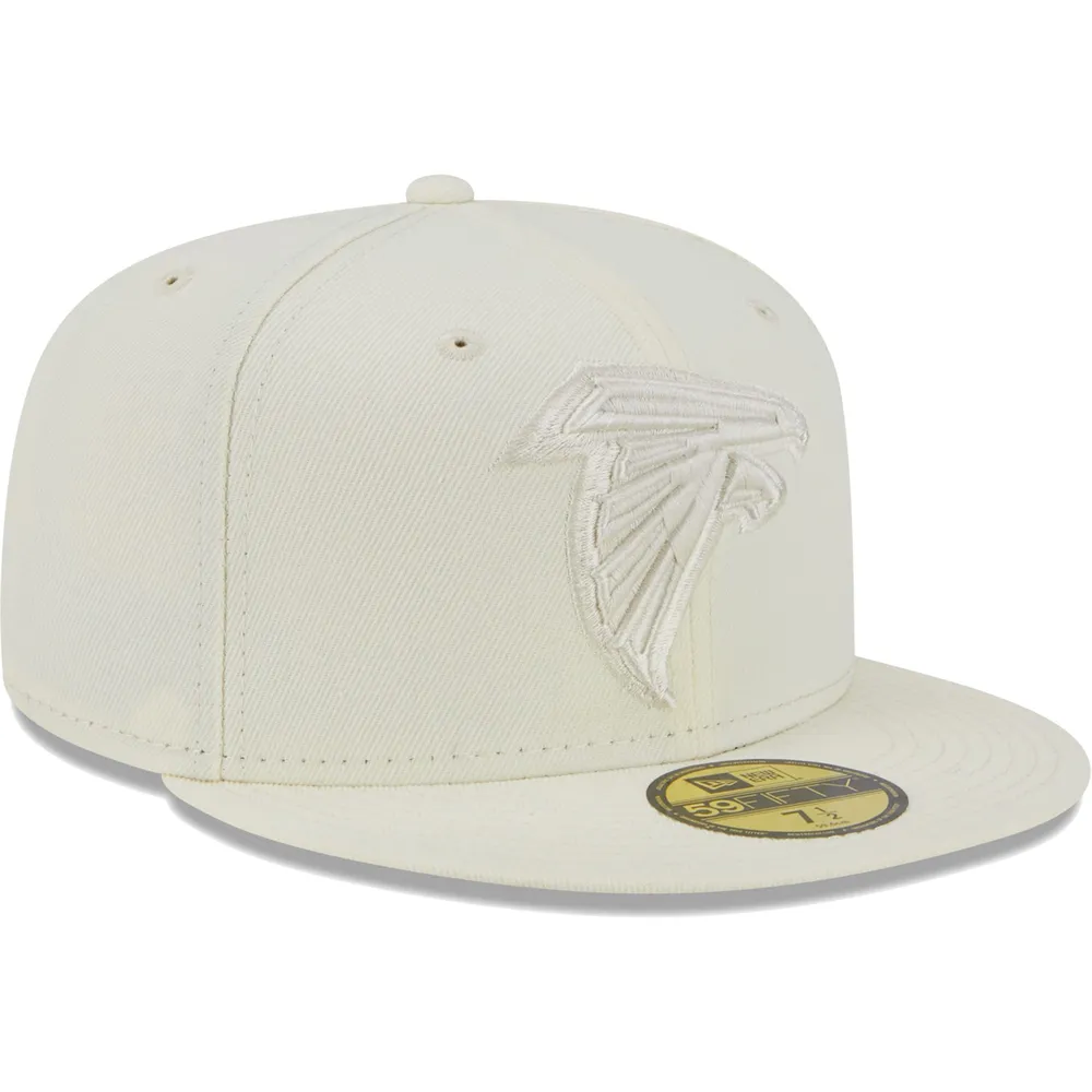 Men's New Era Cream Atlanta Falcons Retro 59FIFTY Fitted Hat