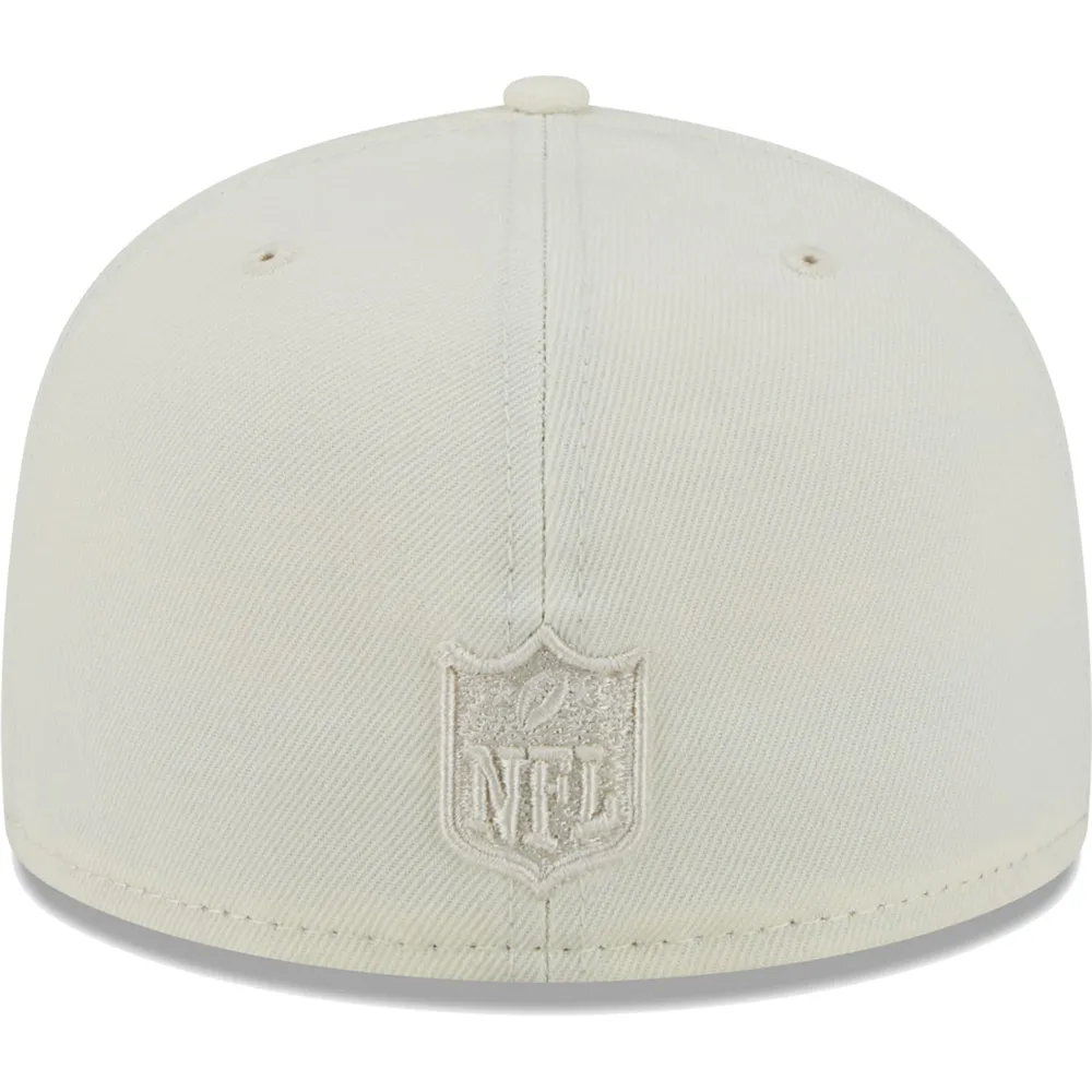 Men's New Era Cream Atlanta Falcons Retro 59FIFTY Fitted Hat