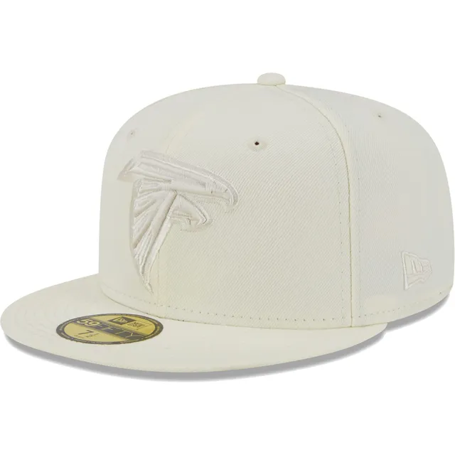 Men's New Era Cream Atlanta Falcons Retro 59FIFTY Fitted Hat