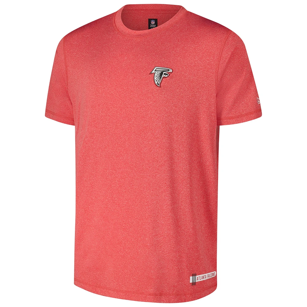 Men's New Era Heather Red Atlanta Falcons 2024 NFL Training Camp T-Shirt