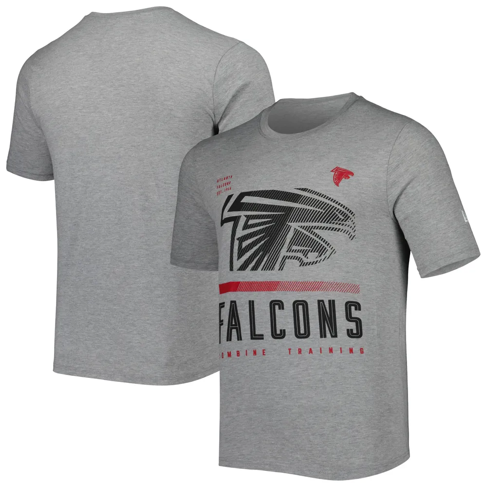 New Era Heathered Gray Arizona Cardinals Combine Authentic Red Zone Long Sleeve T-Shirt