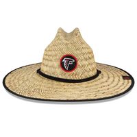 Men's New Era Natural Atlanta Falcons NFL Training Camp Official Straw Lifeguard Hat