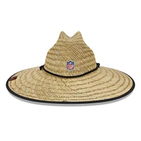 Men's New Era Natural Atlanta Falcons NFL Training Camp Official Straw Lifeguard Hat