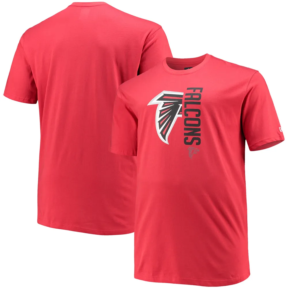 Lids Atlanta Falcons New Era Big & Tall 2-Hit T-Shirt - Red