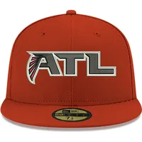 Men's New Era Red Atlanta Falcons Omaha 59FIFTY Fitted Hat