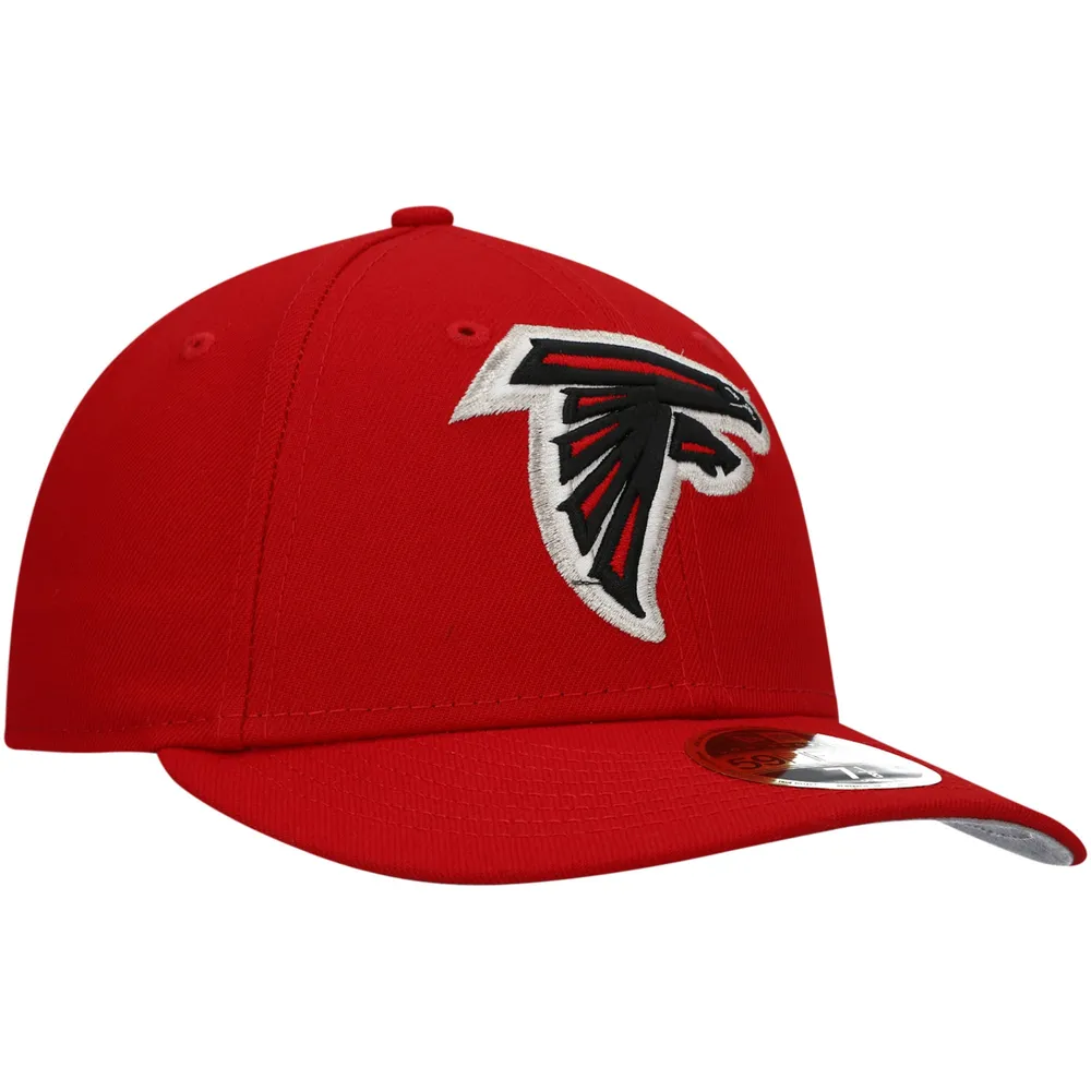 Casquette ajustée 59FIFTY pour homme Atlanta Falcons Omaha Low Profile New Era rouge