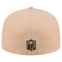 Men's New Era Tan Atlanta Falcons Candied Pecan 59FIFTY Fitted Hat