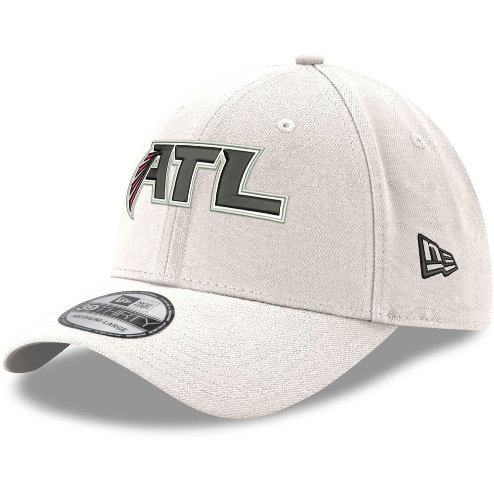 Atlanta Falcons New Era Team White Out 39THIRTY Flex Hat - White