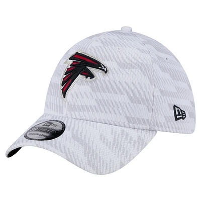 Men's New Era  White Atlanta Falcons Gameday Graded 39THIRTY Flex Hat