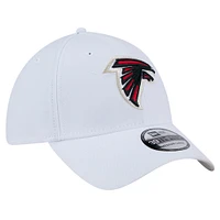 Casquette New Era blanche Atlanta Falcons Main 39THIRTY Flex pour homme