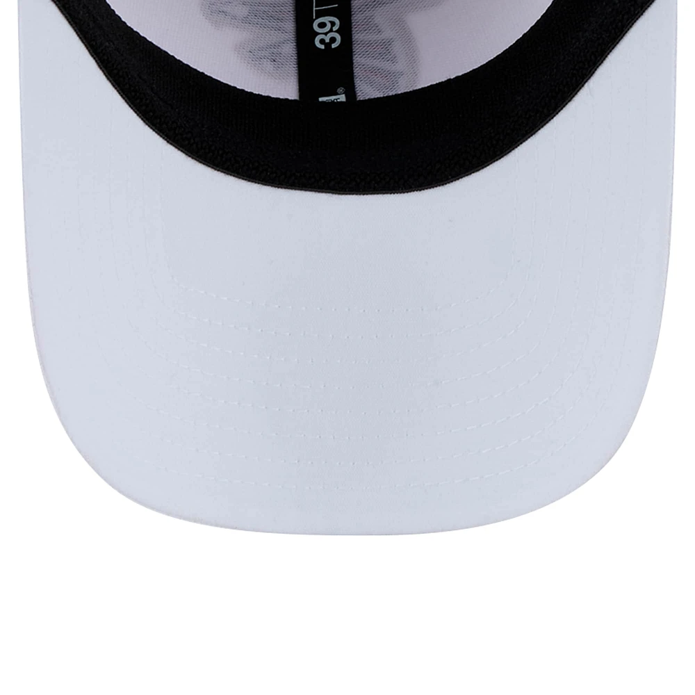 Casquette New Era blanche Atlanta Falcons Main 39THIRTY Flex pour homme