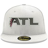 Men's New Era White Atlanta Falcons Omaha ATL 59FIFTY Fitted Hat