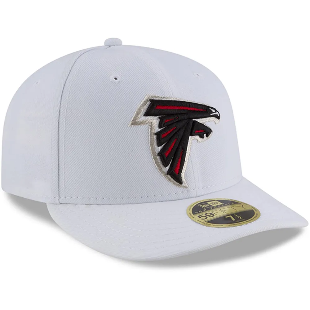 Men's New Era White Atlanta Falcons Omaha 59FIFTY Fitted Hat