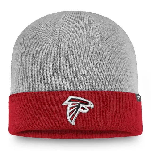 Men's Fanatics Branded Heathered Gray/Red Atlanta Falcons Two-Tone Snapback Hat