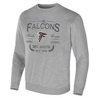 Collection NFL x Darius Rucker pour hommes par Fanatics Sweat-shirt gris chiné des Atlanta Falcons