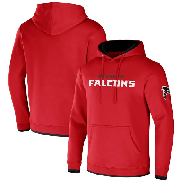 Men's NFL x Darius Rucker Collection by Fanatics Red/Charcoal Houston Texans Colorblock Pullover Hoodie