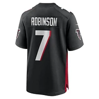 Maillot de match Nike Bijan Robinson pour homme, noir, Atlanta Falcons