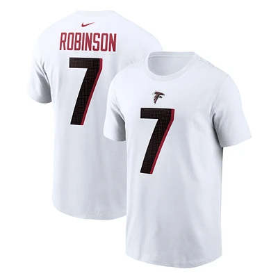 Men's Nike Bijan Robinson Atlanta Falcons Player Name & Number T-Shirt