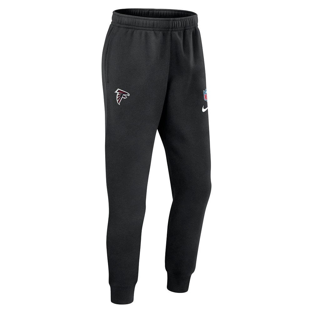 Men's Nike Black Atlanta Falcons 2024 Sideline Club Pants