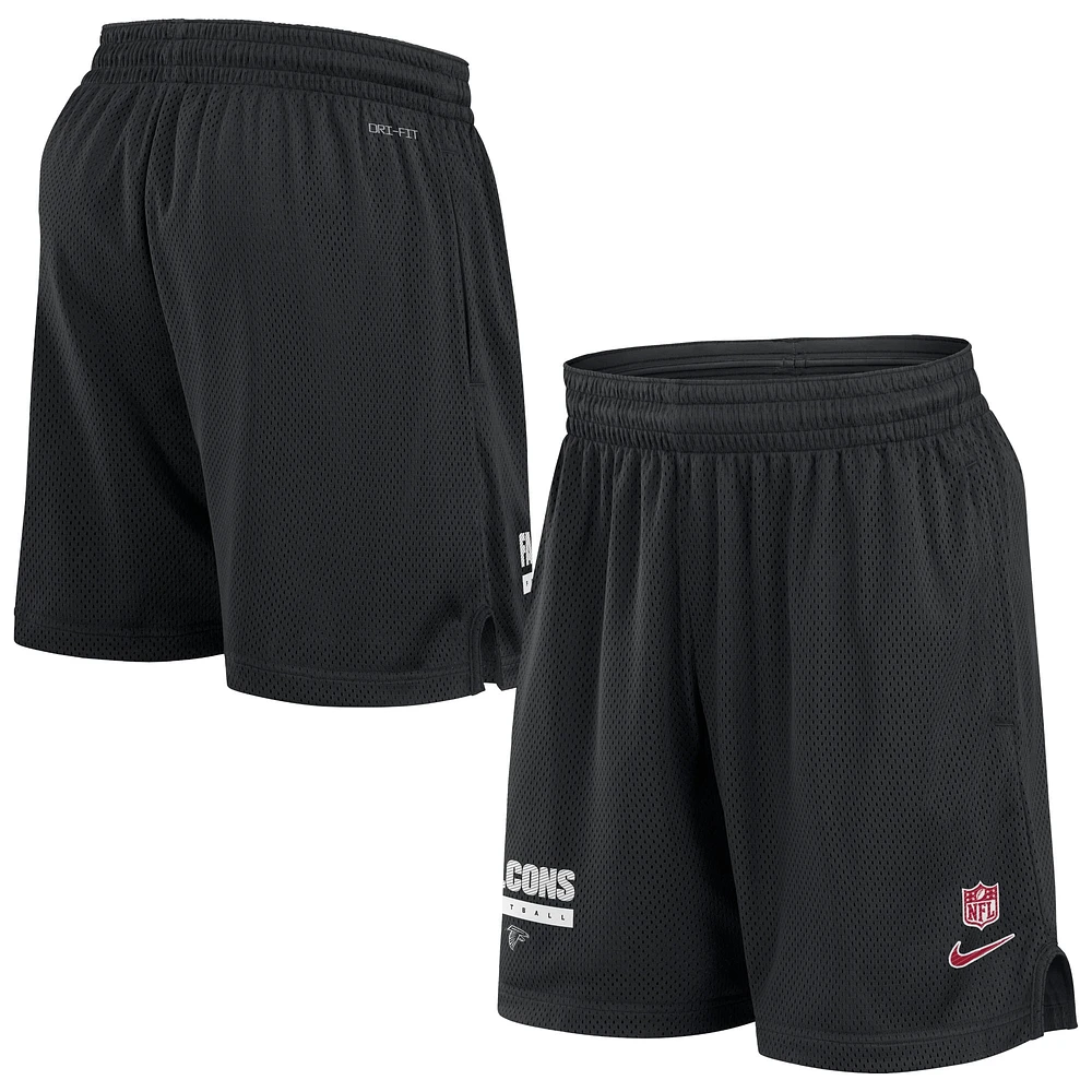 Men's Nike Black Atlanta Falcons 2024 Sideline Performance Mesh Shorts