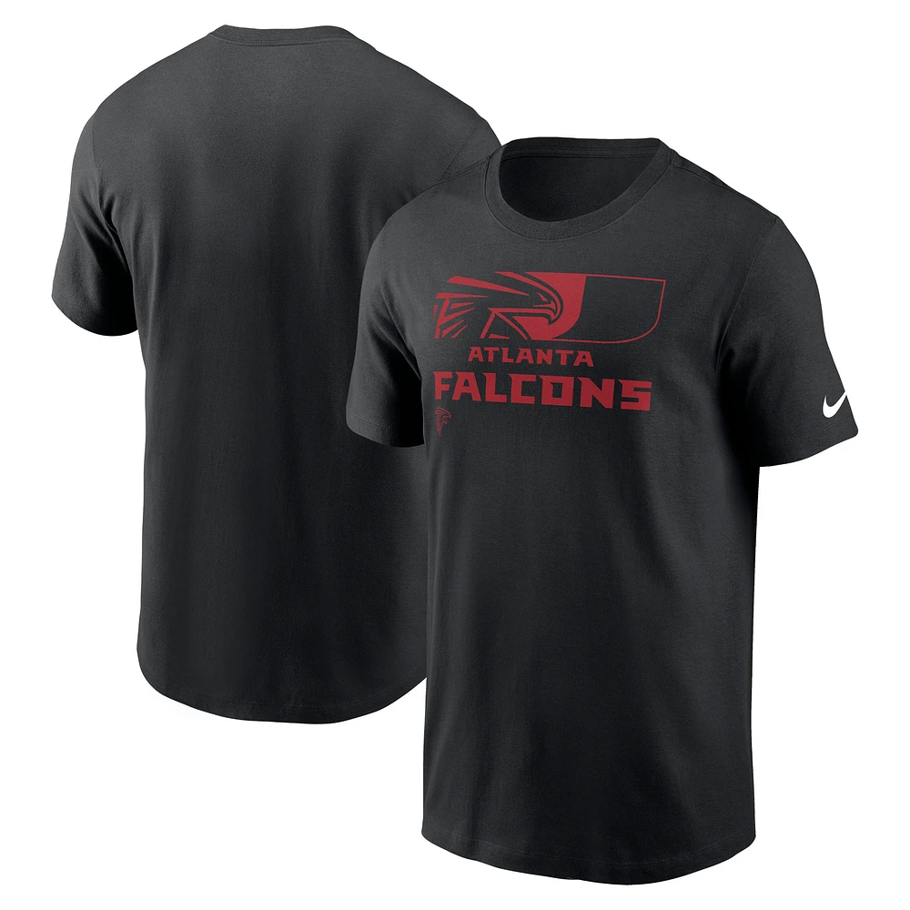 T-shirt essentiel Nike noir Atlanta Falcons Air pour homme