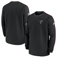 T-shirt à manches longues Nike noir pour homme avec logo alternatif des Atlanta Falcons