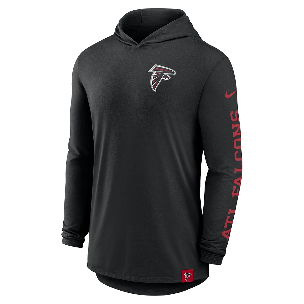 Sweat à capuche Nike Atlanta Falcons Blitz pour homme, noir