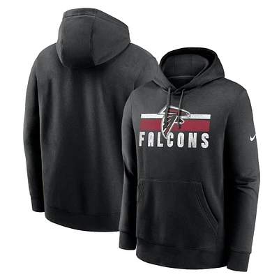 Men's Nike Black Atlanta Falcons Club Fleece Pullover Hoodie