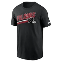 T-shirt Nike Atlanta Falcons Essential Blitz Lockup pour homme, noir