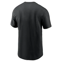 T-shirt Nike Atlanta Falcons Essential Blitz Lockup pour homme, noir