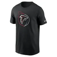 T-shirt Nike Atlanta Falcons Essential Local Phrase pour homme - Noir