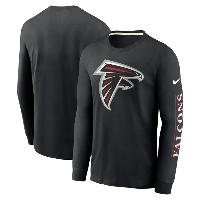 Lids Atlanta Falcons Nike Fan Gear Colorblock Tri-Blend T-Shirt - Red/Black