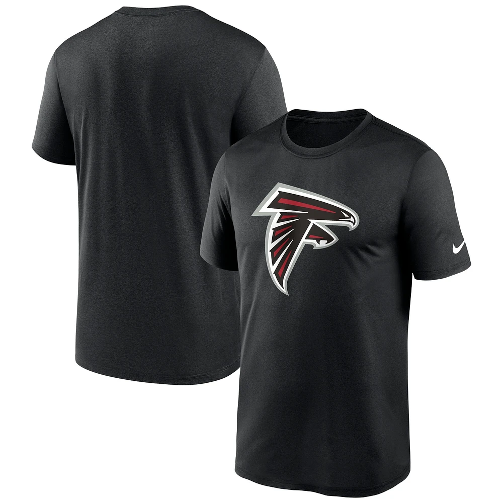 T-shirt Performance Nike Atlanta Falcons Legend Logo pour homme noir