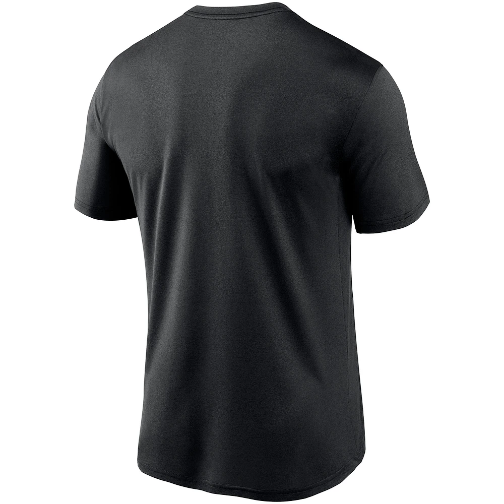 Men's Nike Black Atlanta Falcons Logo Essential Legend Performance T-Shirt