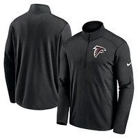 Veste à demi-fermeture éclair Pacer Performance Nike Atlanta Falcons pour homme, noire