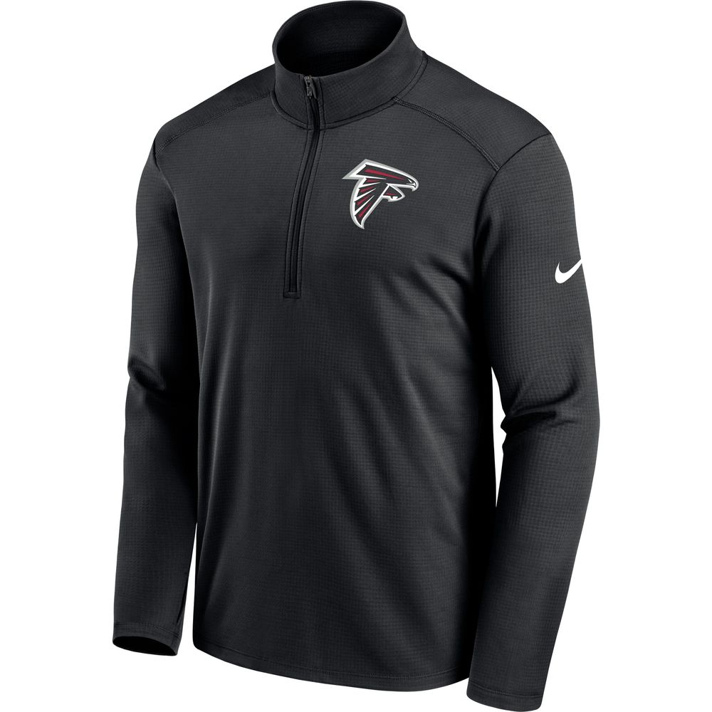 Men's Nike Black Atlanta Falcons Pacer Performance Quarter-Zip Jacket