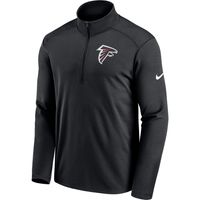 Men's Nike Black Atlanta Falcons Pacer Performance Quarter-Zip Jacket