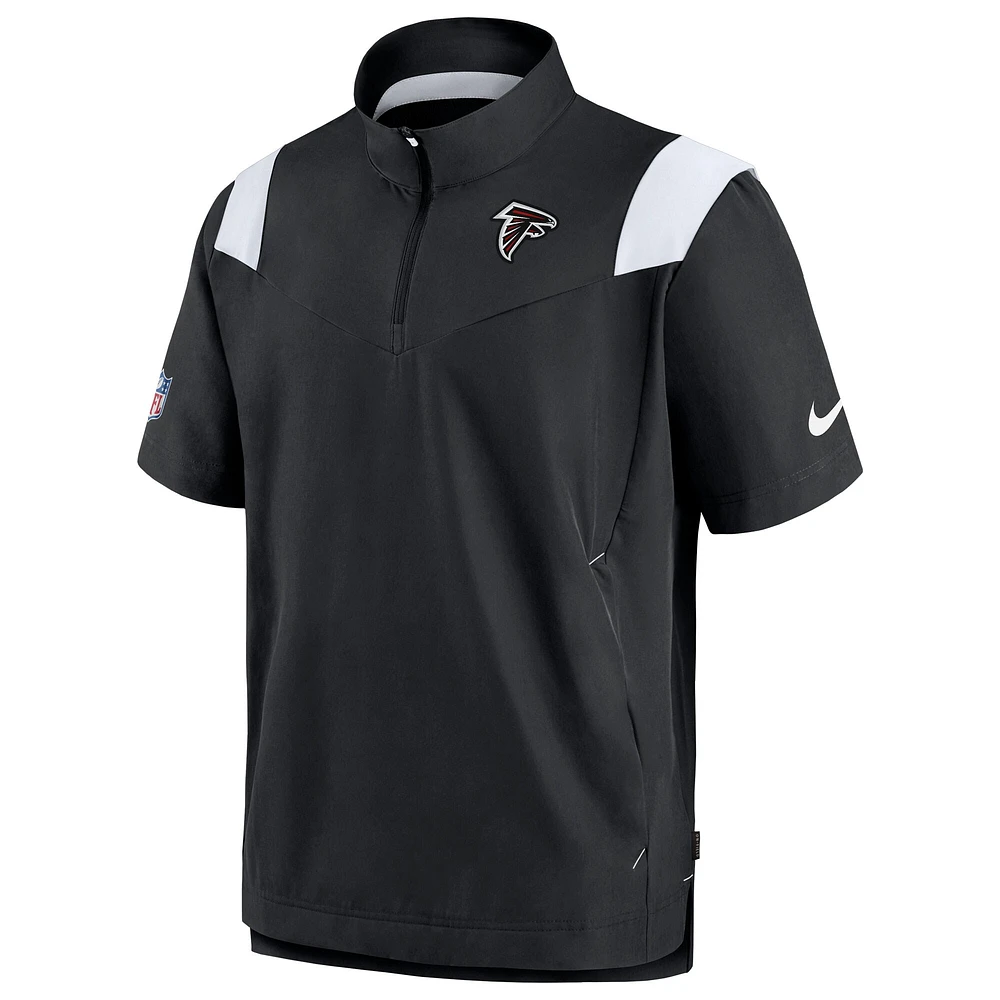 Haut à enfiler pour homme Nike Atlanta Falcons Sideline Coaches Chevron Lockup - Noir