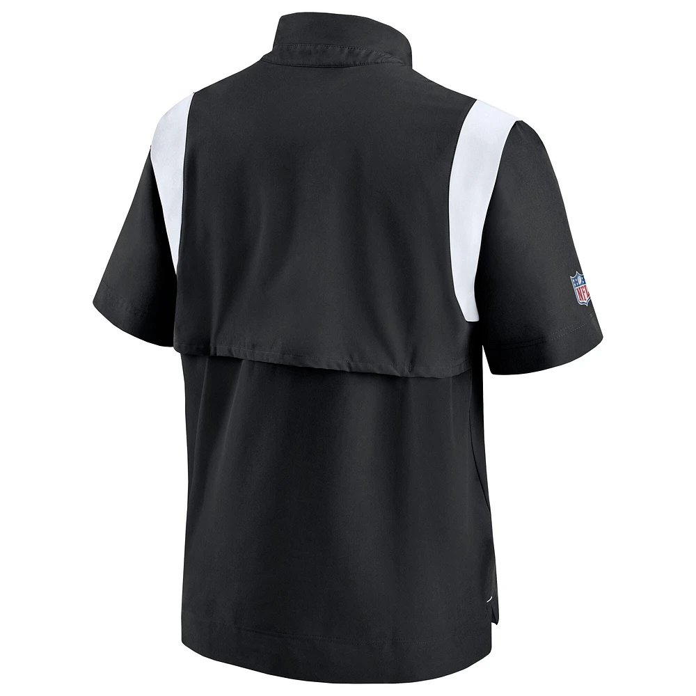 Haut à enfiler pour homme Nike Atlanta Falcons Sideline Coaches Chevron Lockup - Noir