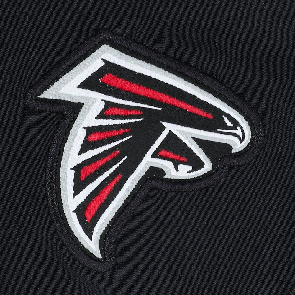 Men's Nike Black Atlanta Falcons Sideline Coaches Chevron Lockup Pullover Top