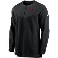 Men's Nike Black Atlanta Falcons Sideline Half-Zip UV Performance Jacket