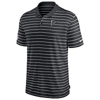 Polo de performance Nike pour hommes, noir, Atlanta Falcons Sideline Lock Up Victory