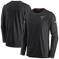 Men's Nike Black Atlanta Falcons Sideline Lockup Performance Pullover Sweatshirt