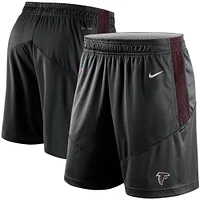 Short en maille pour homme Atlanta Falcons Sideline Performance Nike, noir