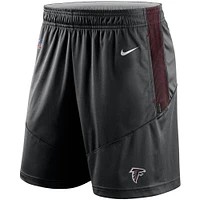 Short en maille pour homme Atlanta Falcons Sideline Performance Nike, noir