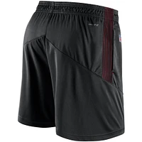 Men's Nike Black Atlanta Falcons Sideline Performance Knit Shorts