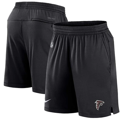 Short de performance pour homme Atlanta Falcons Sideline Nike noir