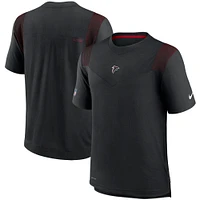 T-shirt de performance anti-UV pour homme Atlanta Falcons Sideline Player Nike noir