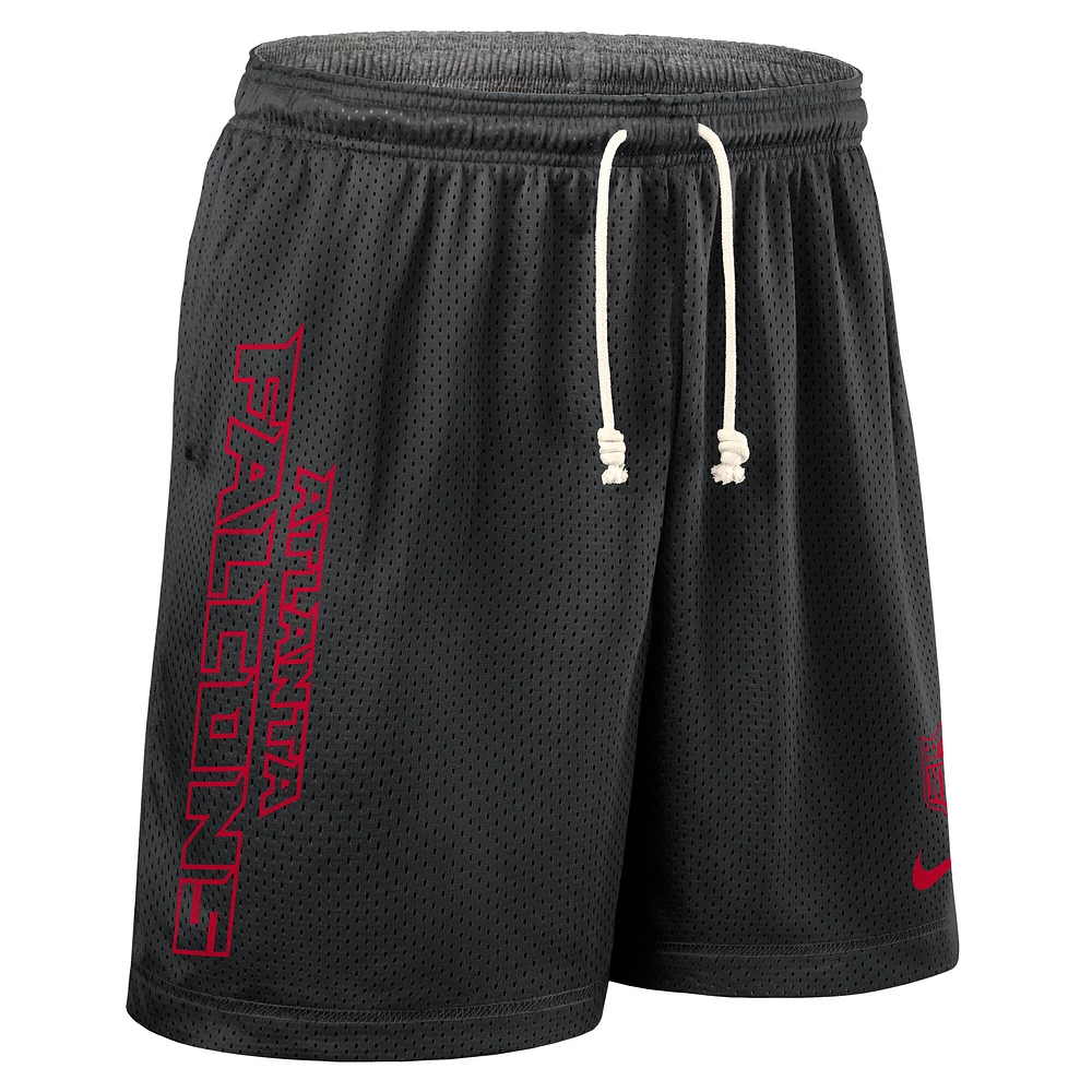 Men's Nike Black Atlanta Falcons Sideline Reversible Performance Shorts